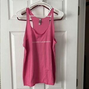 CrossFit Clearwater size XL Pink Women's Tank Top
